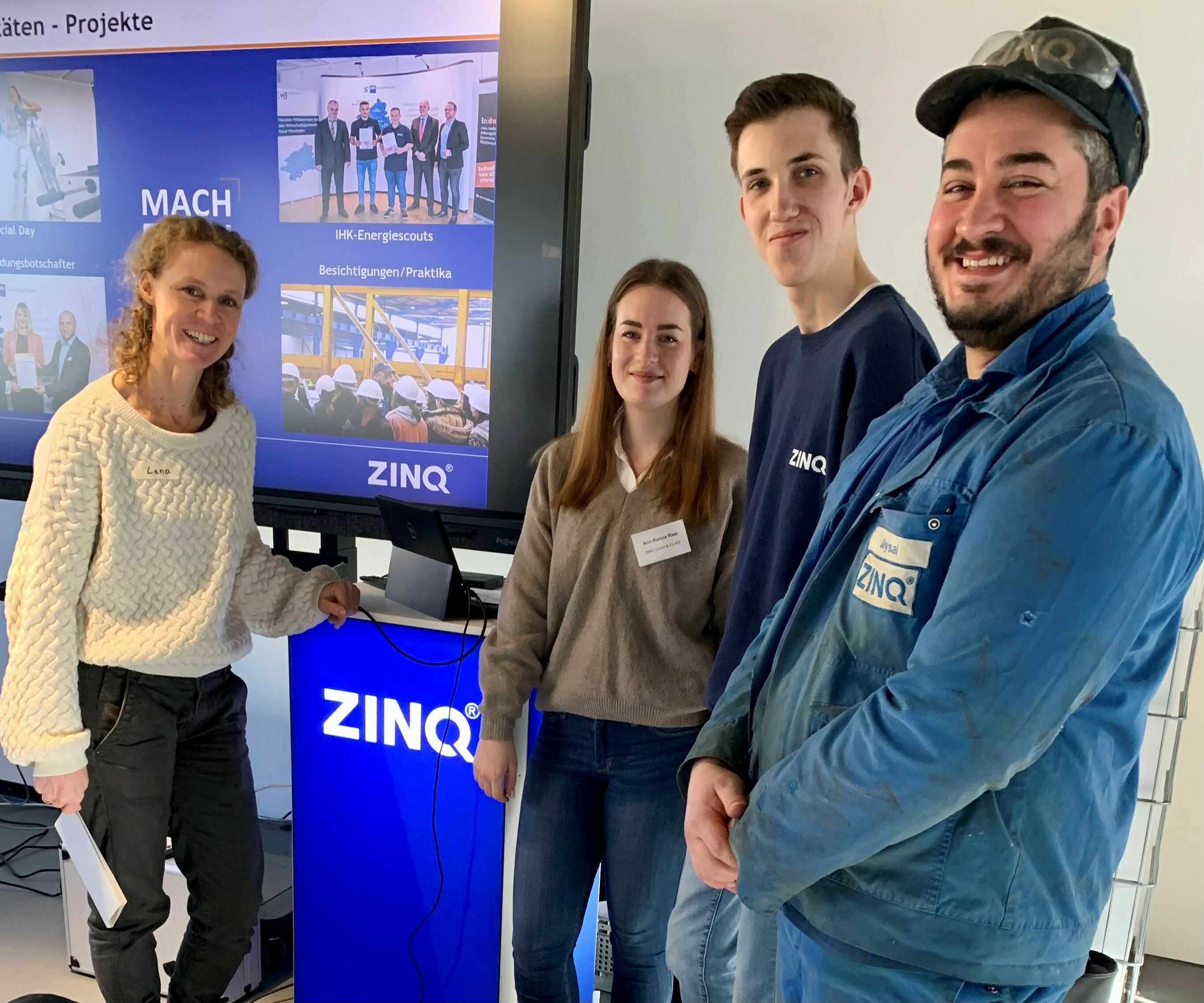 ZukunftsBande: 20 Schüler*innen waren zum Workshop bei ZINQ in Gelsenkirchen